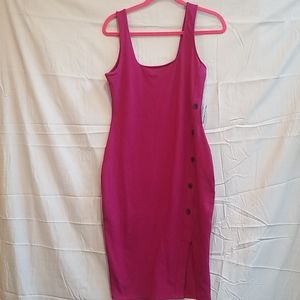 Express stretch midi dress